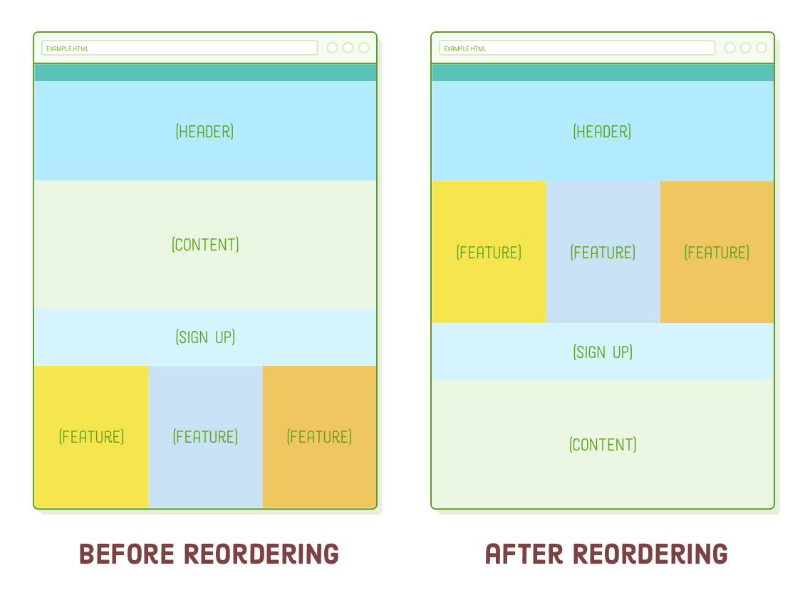 desktop layout
