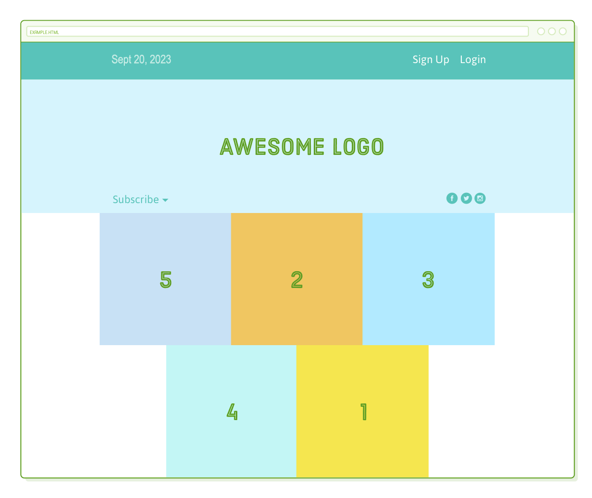 grid align self
