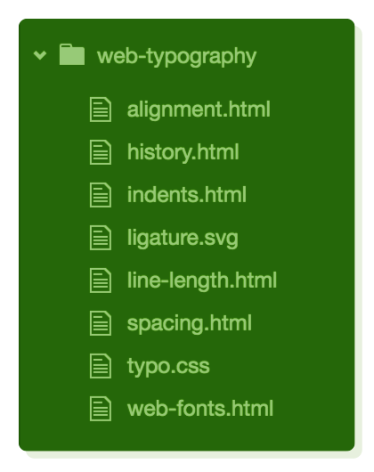 project files